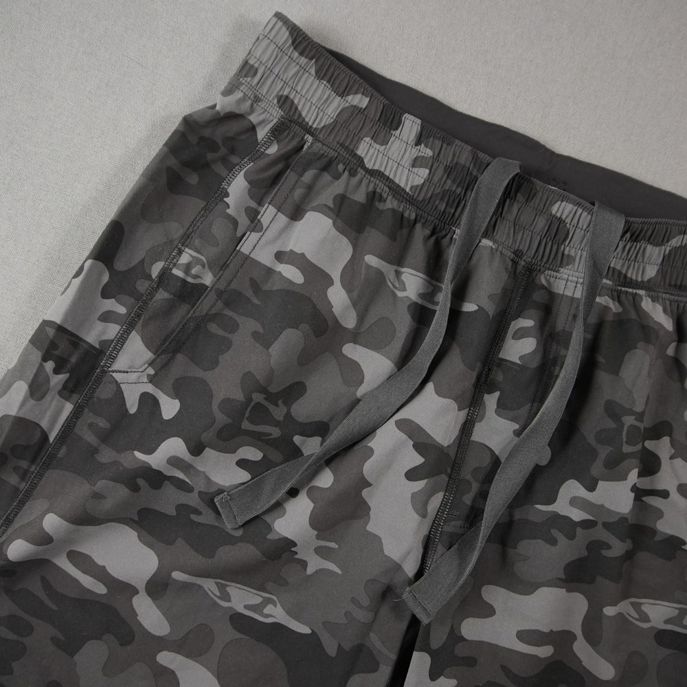lululemon athletica Men's Camo Performance Shorts in Black and Gray